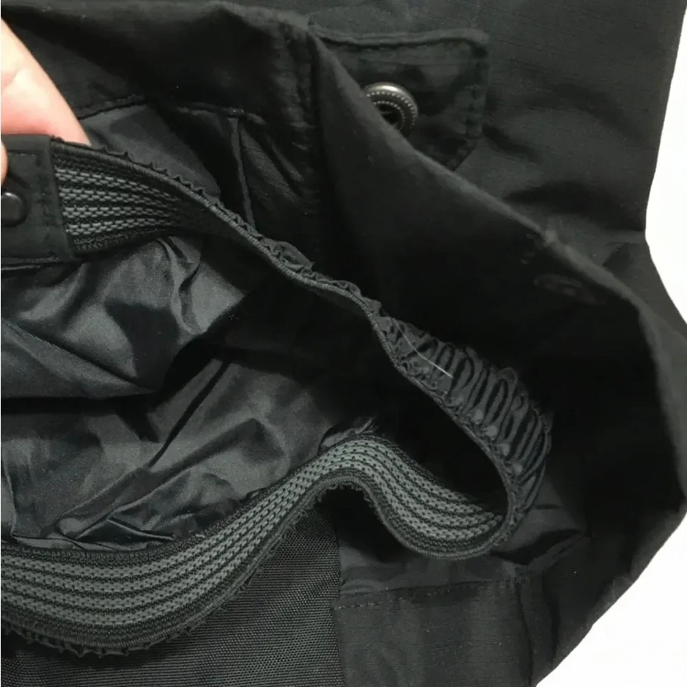 The North Face Men Dragline Dryvent Waterproof Shell Ski Bibs Pants Black
